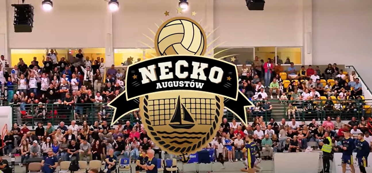 Siatkarze KS Necko Augustów podczas meczu